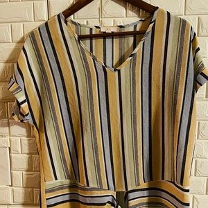 C (apparel ) women’s blouse stripped size med p